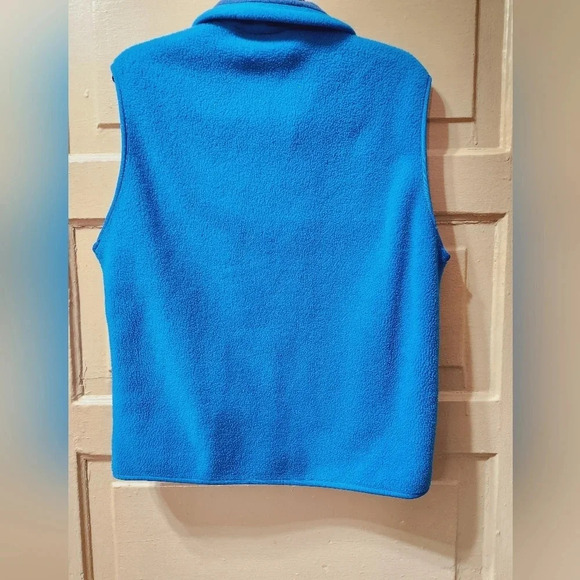 Patagonia Synchilla Vintage Y2K Embroidered Logo Zip Up Vest EUC - Picture 5 of 6